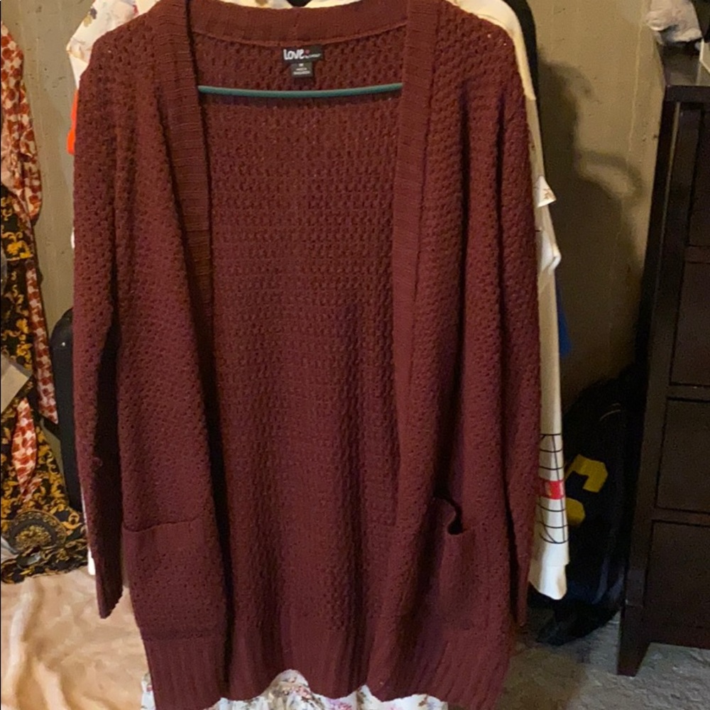 Longline cardigan